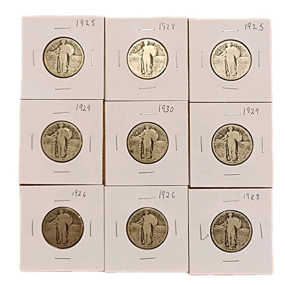 1925-1930 Silver Standing Liberty Quarter