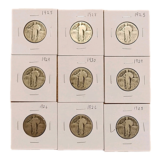 1925-1930 Silver Standing Liberty Quarter