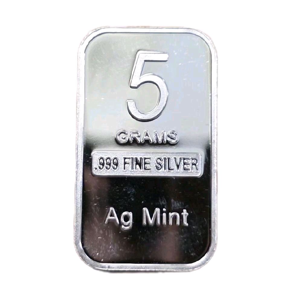 5 Grams .999 Silver Bar - America 250
