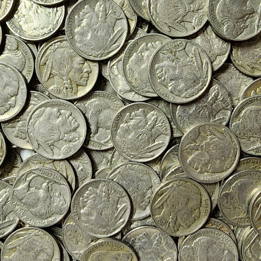 Lot of 20 Full Date Buffalo Nickels