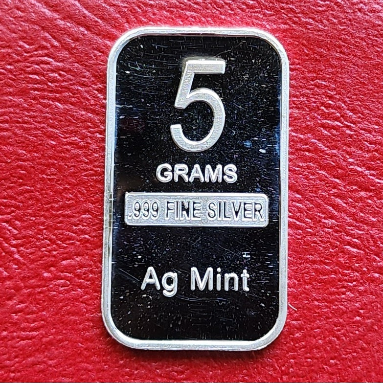 5 Grams .999 Silver Bar - Biden 2024