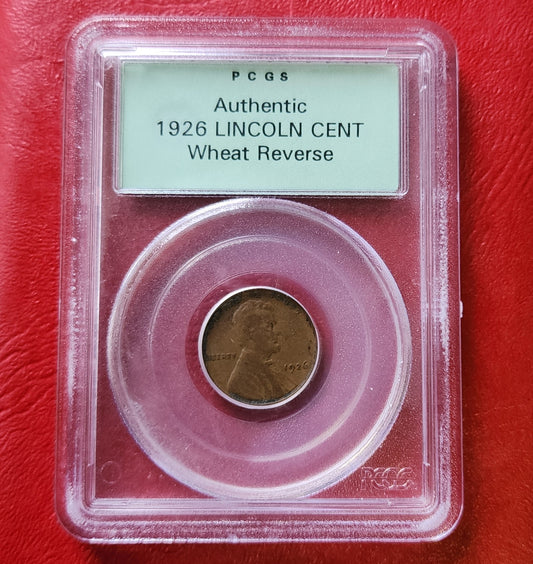 PCGS Sample Slab - 1920s Lincoln Wheat Cent