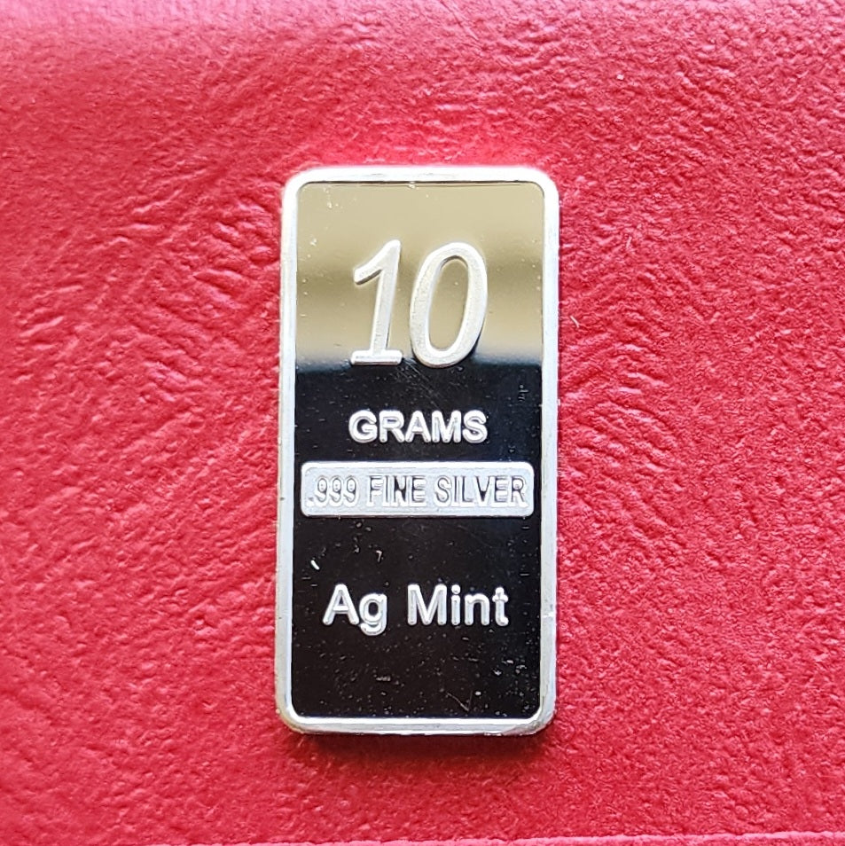 10 Grams .999 Silver Bar - Bison Design