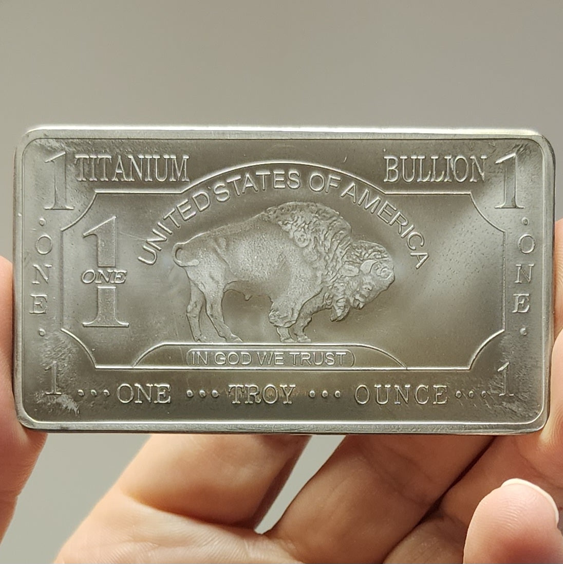 One Oz. 999 Titanium Bar