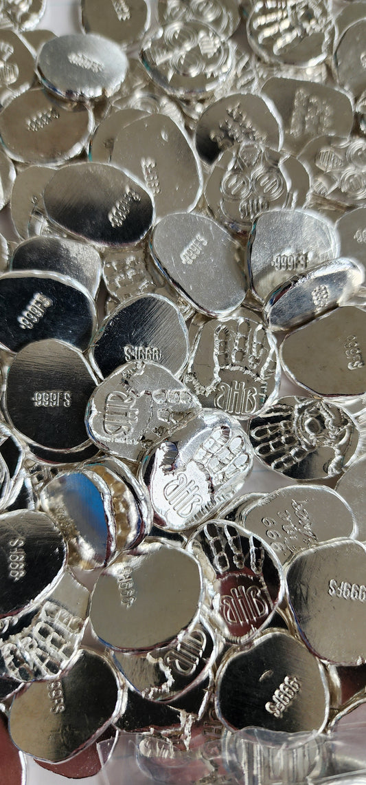 8 Gram .999 Silver Pour