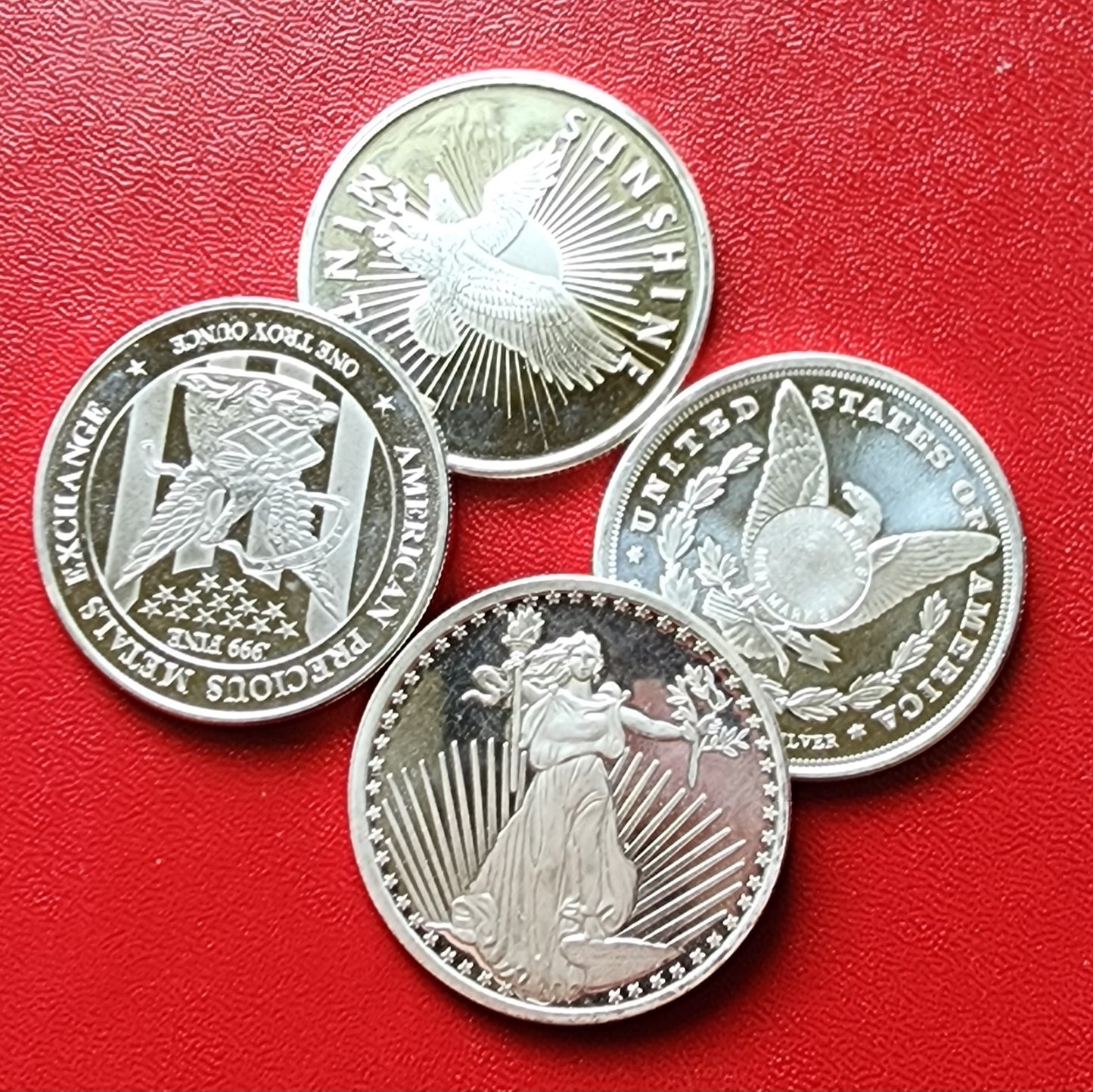 One Troy Oz. .999 Silver Round - Mixed Designs