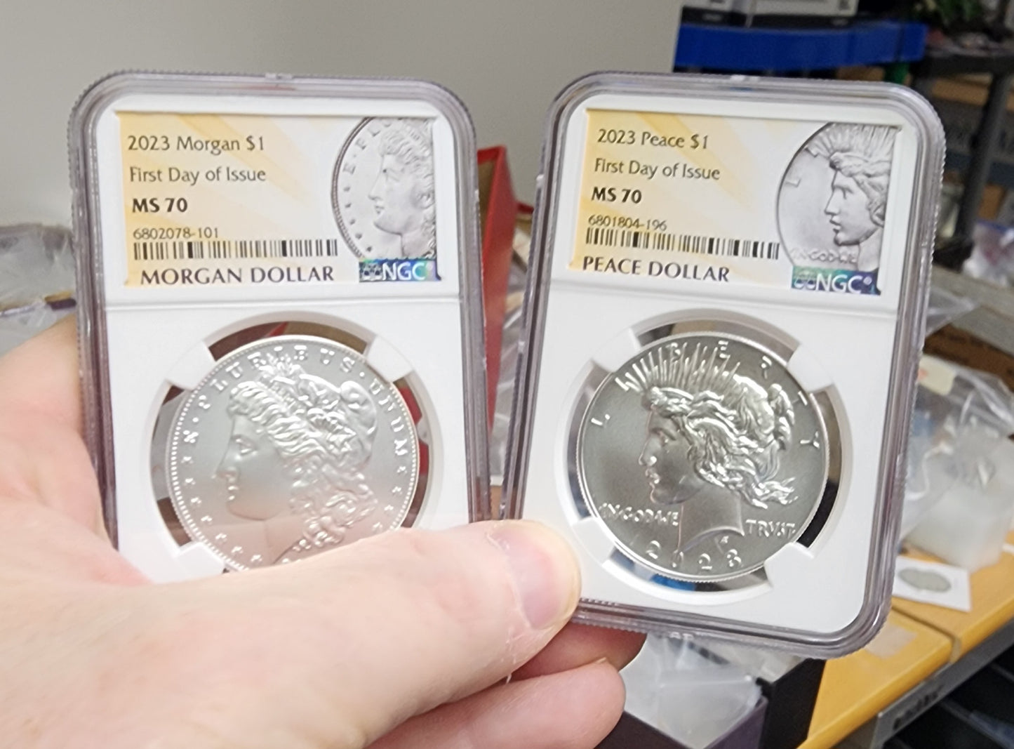 2023 Morgan and Peace Dollars