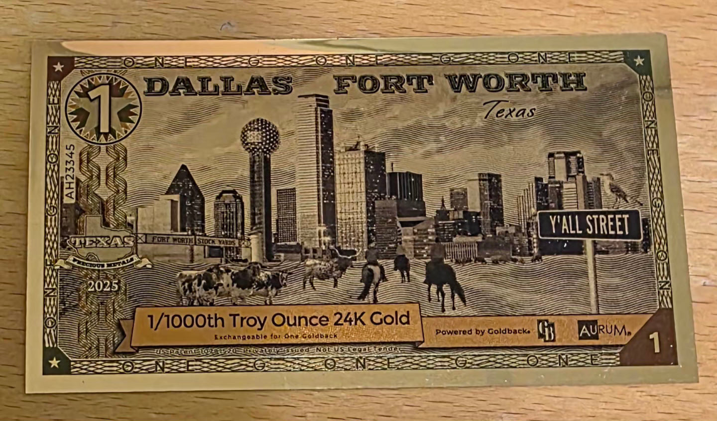 Random State One Goldback