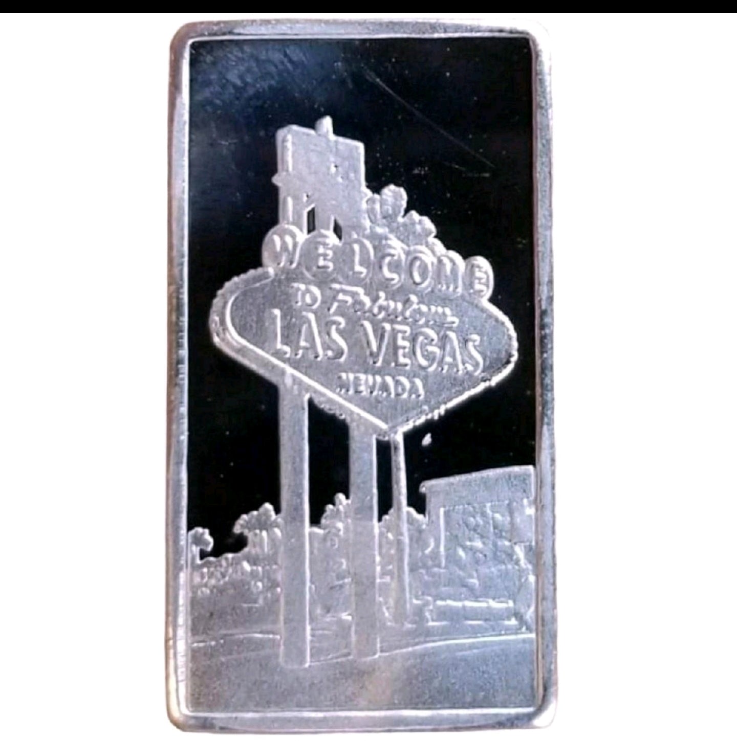 2.5 Grams .999 Silver Bar - Las Vegas Sign