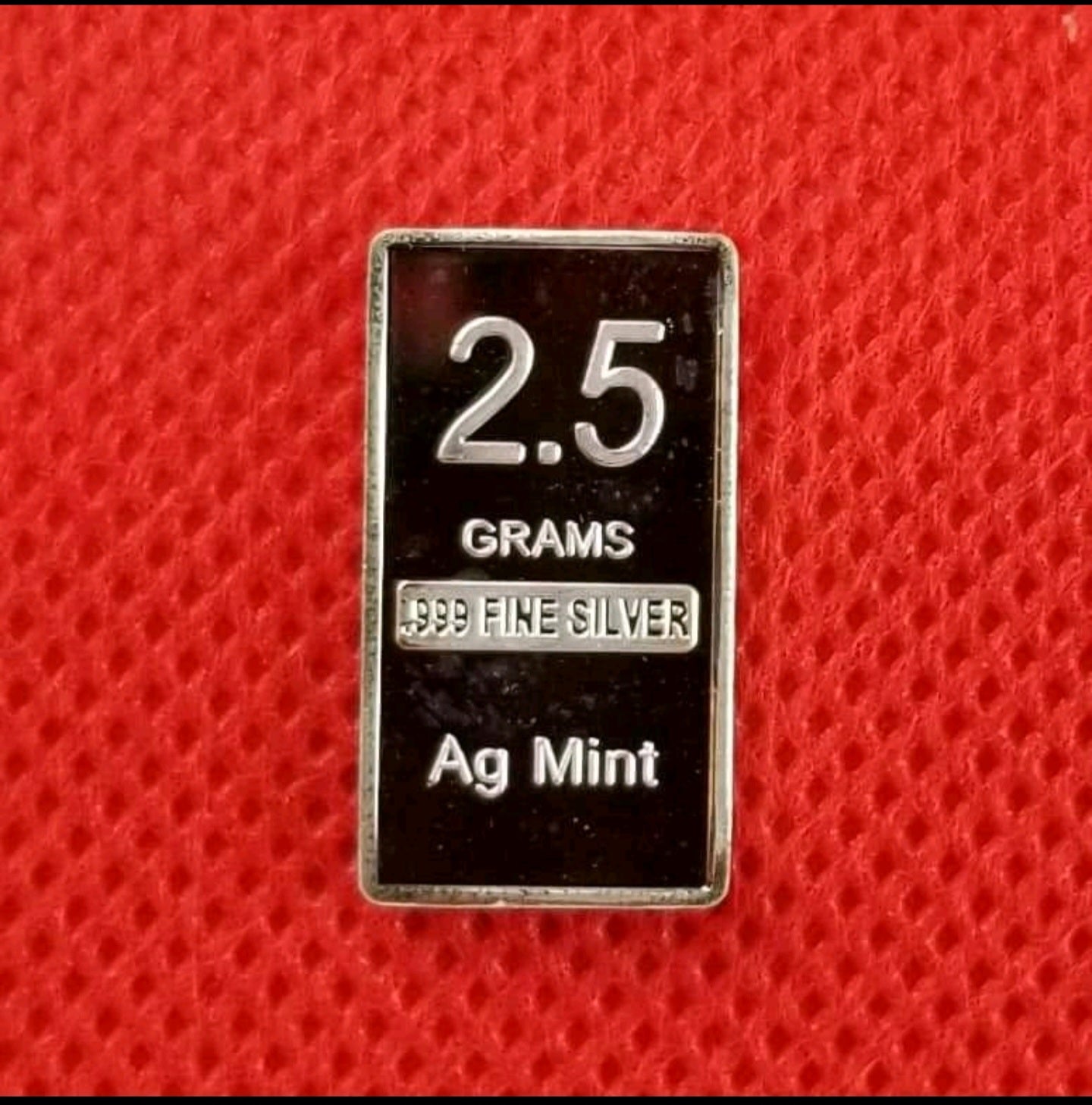 2.5 Grams .999 Silver Bar - The Planets