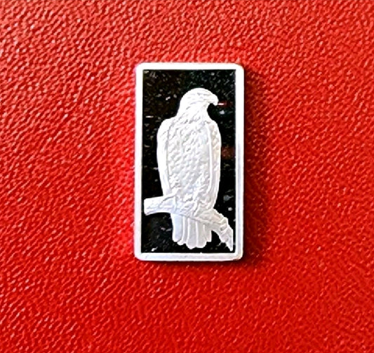 2.5 Grams .999 Silver Bar - Bald Eagle
