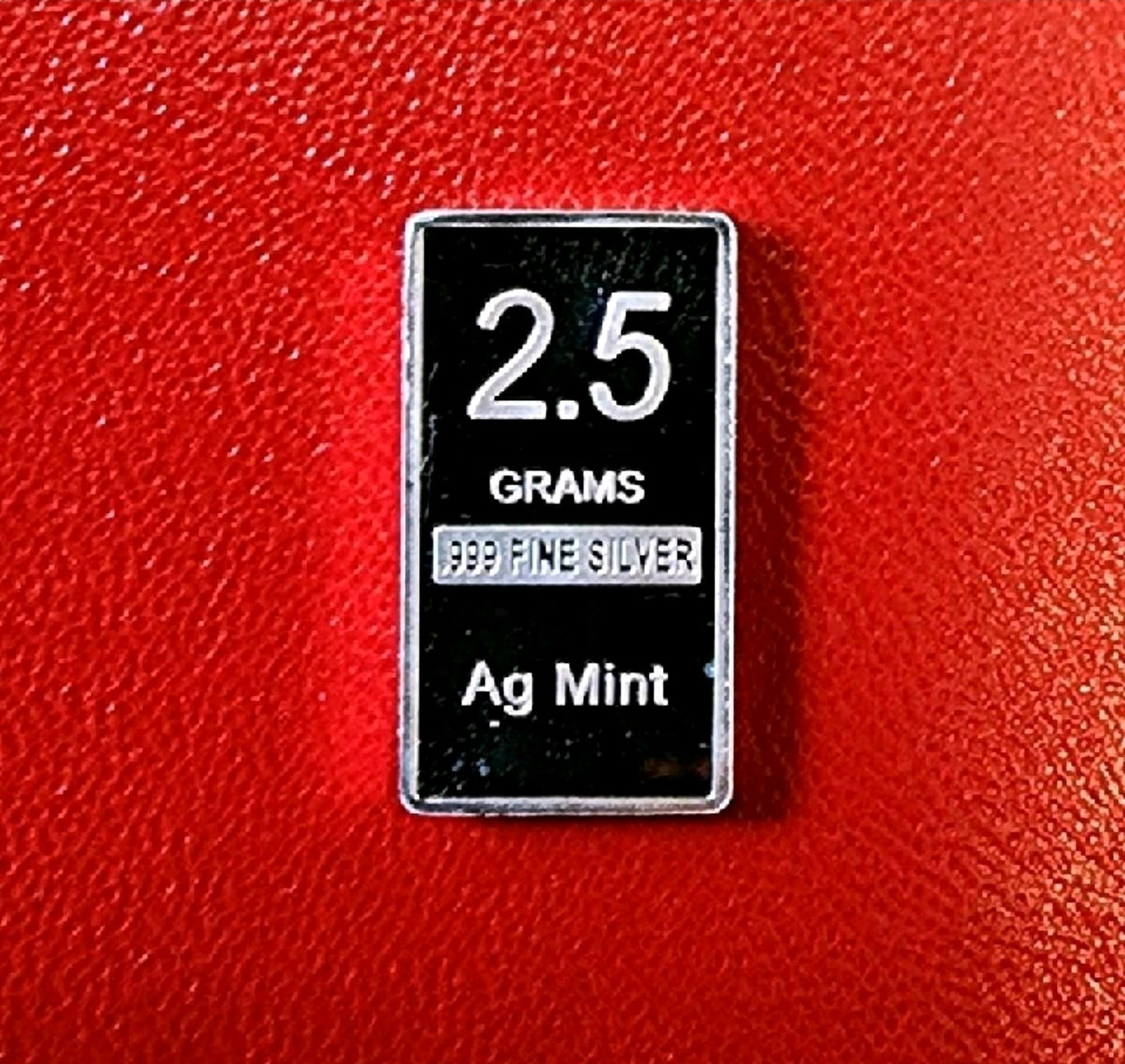 2.5 Grams .999 Silver Bar - Bald Eagle
