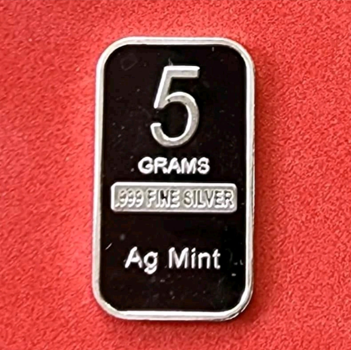 5 Grams .999 Silver Bar - Freemason