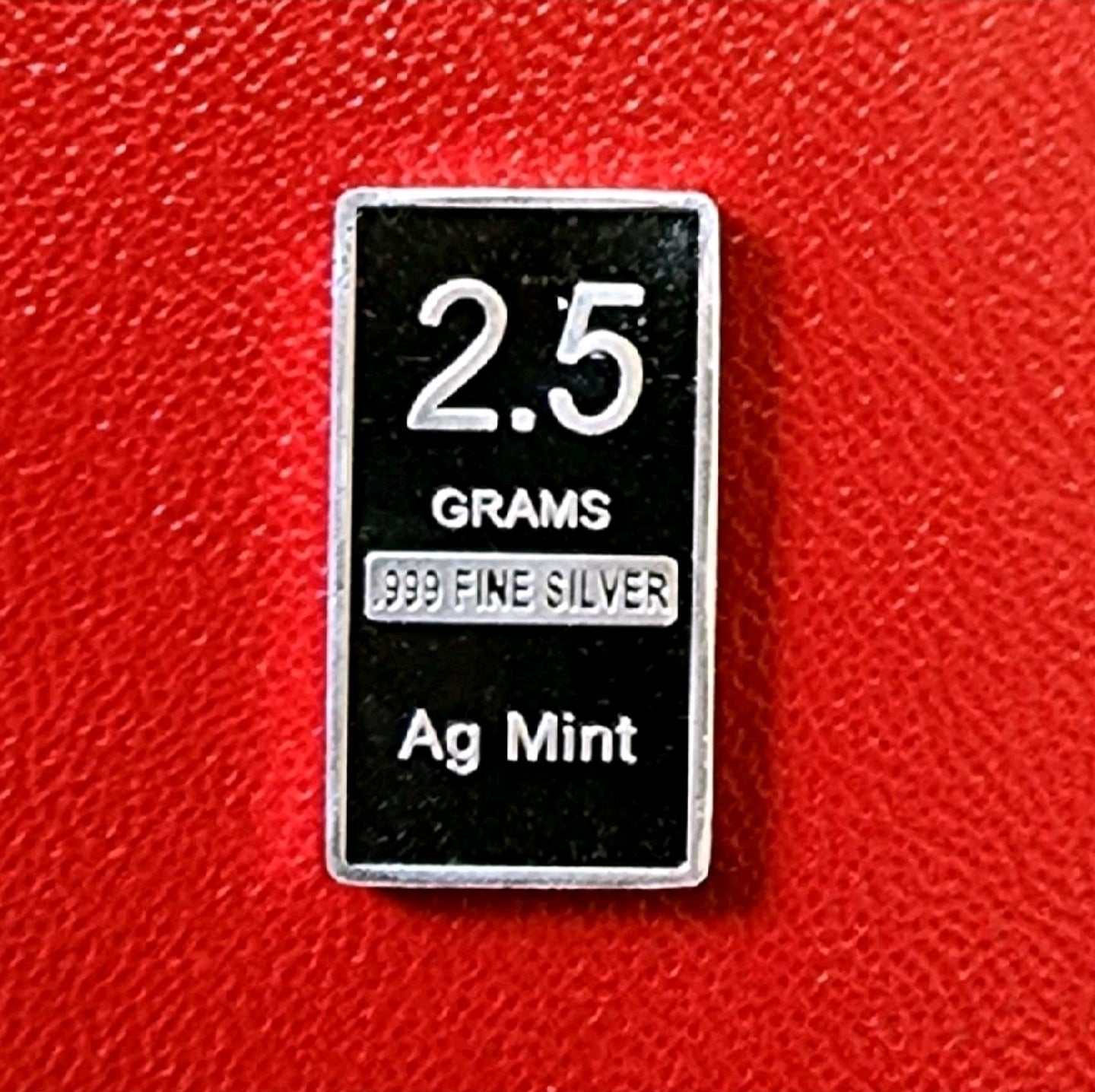 2.5 Grams .999 Silver Bar - Freemason