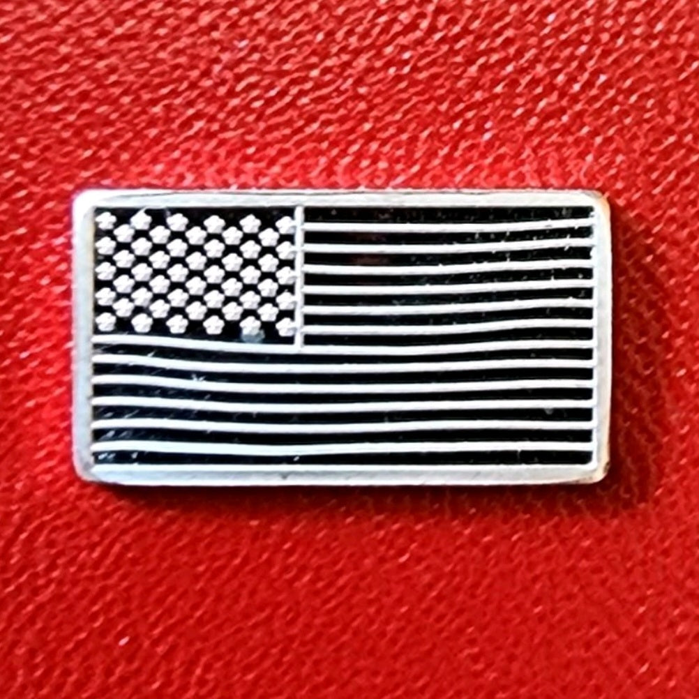 2.5 Grams .999 Silver Bar - American Flag
