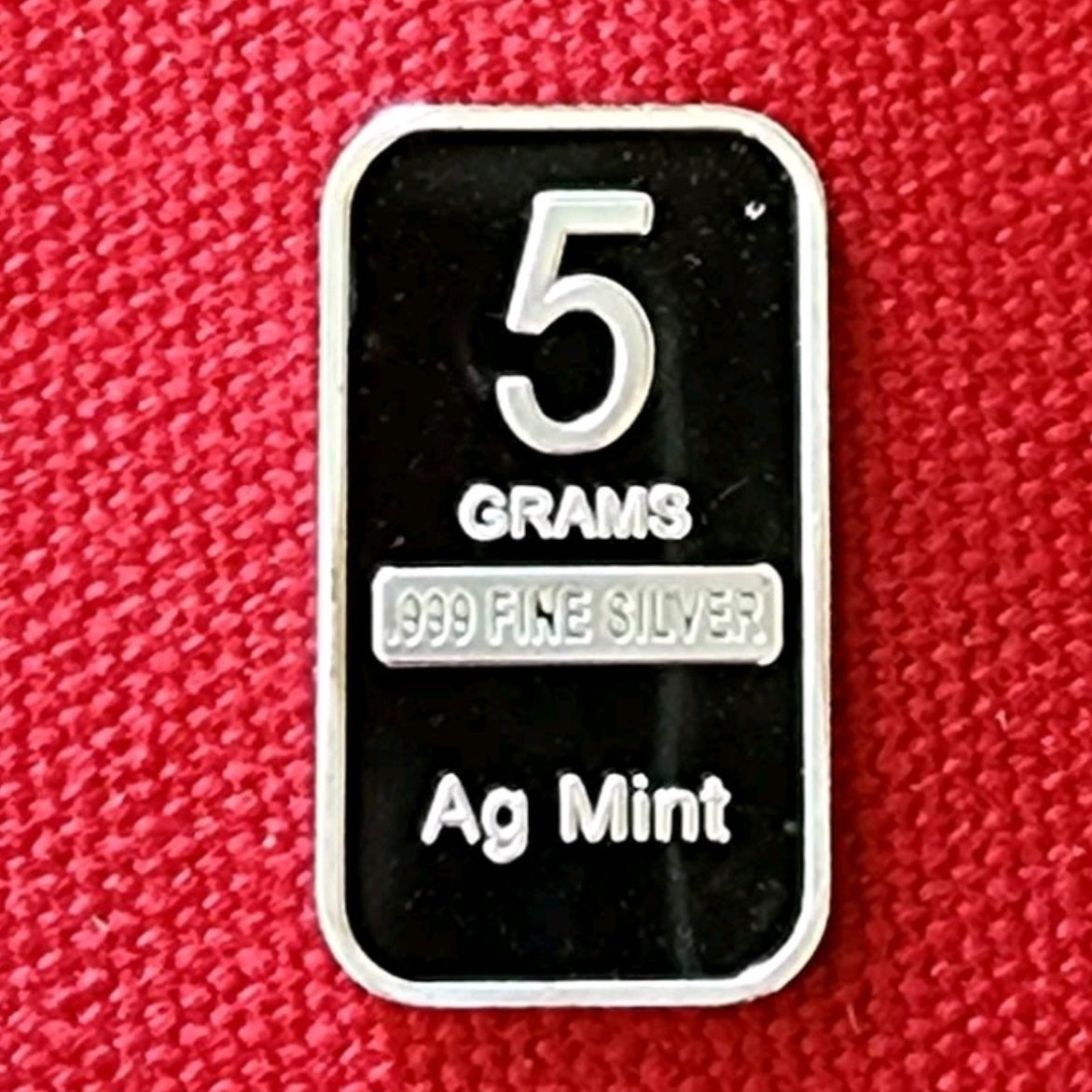 5 Grams .999 Silver Bar - Horse