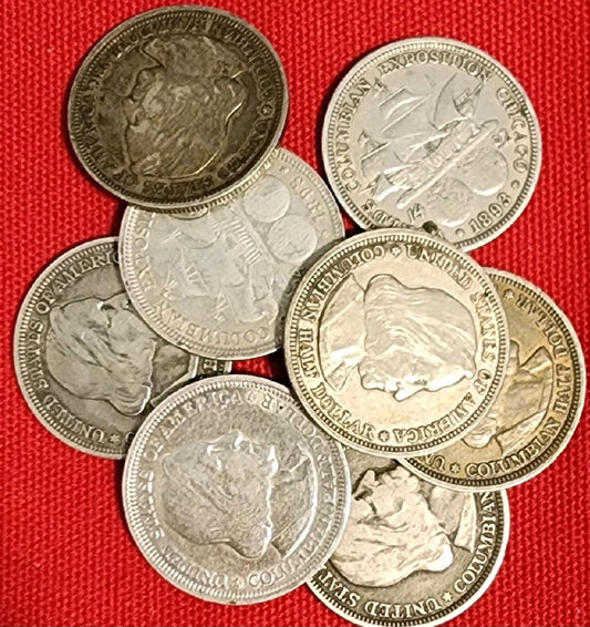 1893 Silver Columbian Exposition Half Dollar