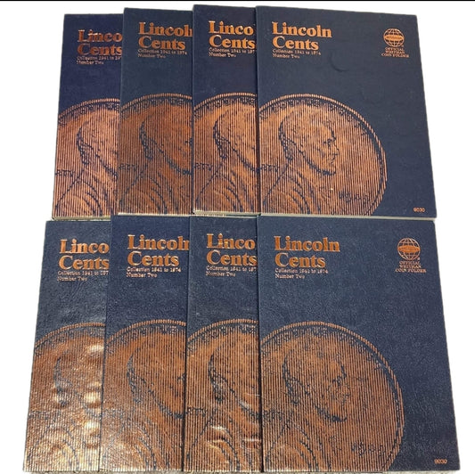 1941-1974 Lincoln Cent Set in Brand New Whitman Folder Completely Filled