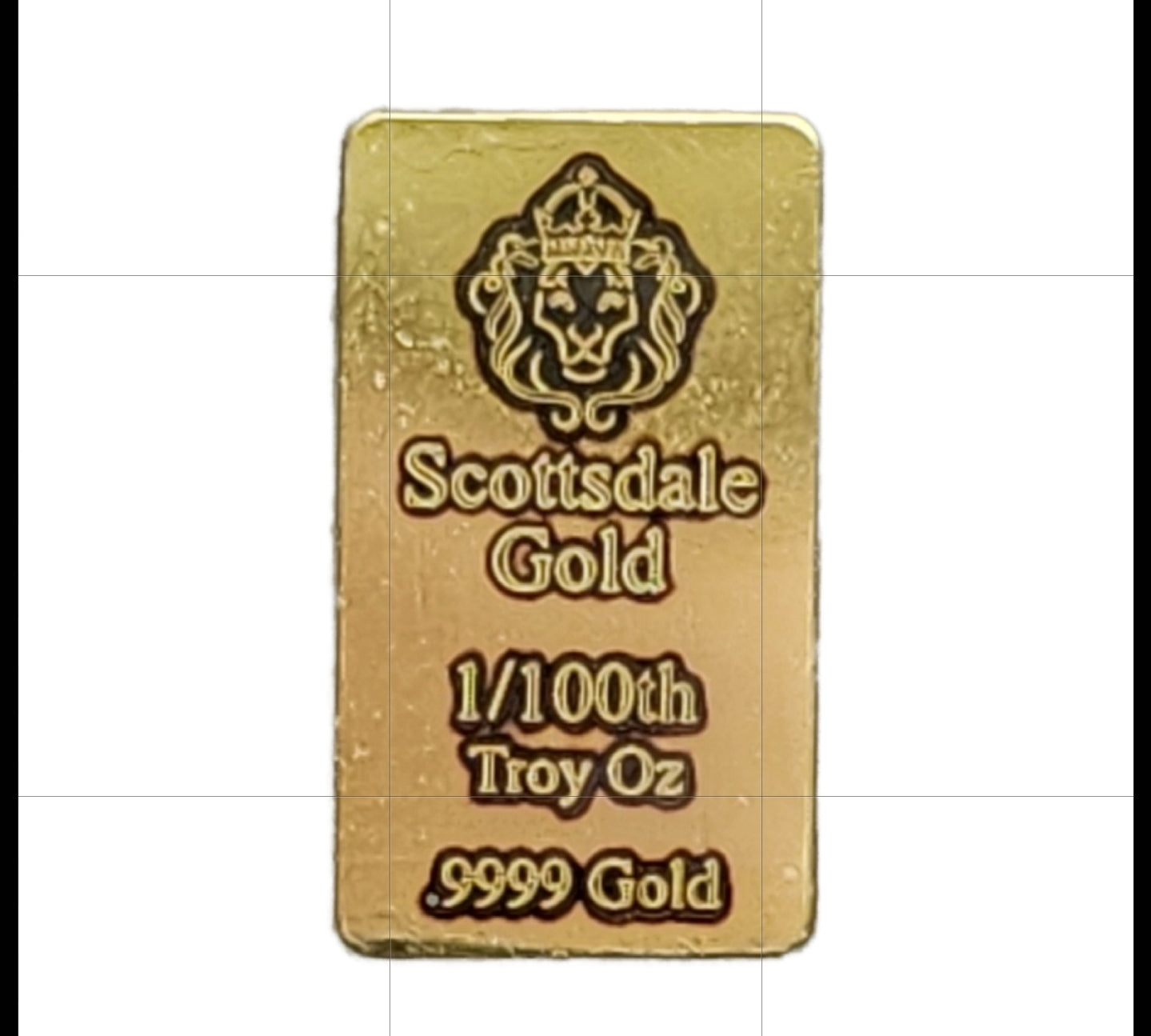 1/100 Troy Oz. Scottsdale .9999 Gold Bar