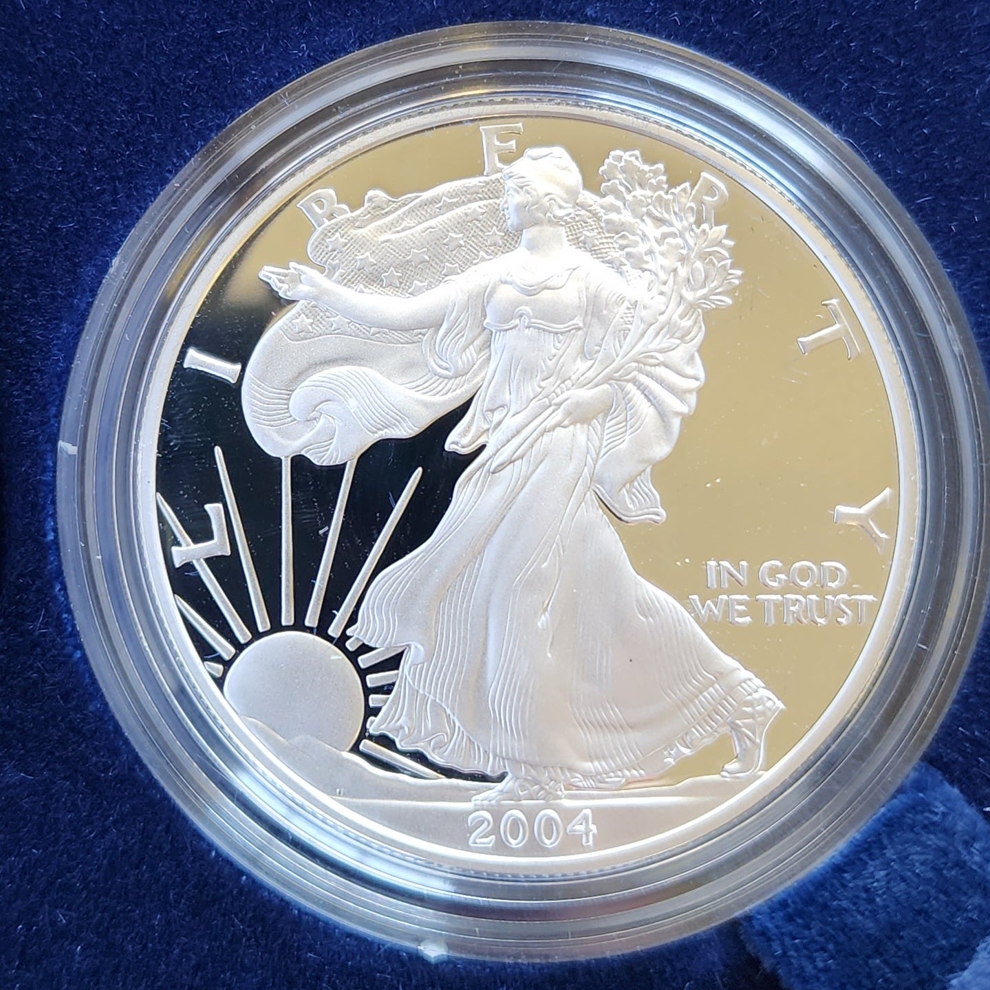 2004-W DCAM Proof Silver Eagle OGP