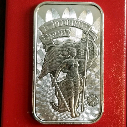 One Troy Oz. .999 Silver Unity Bar
