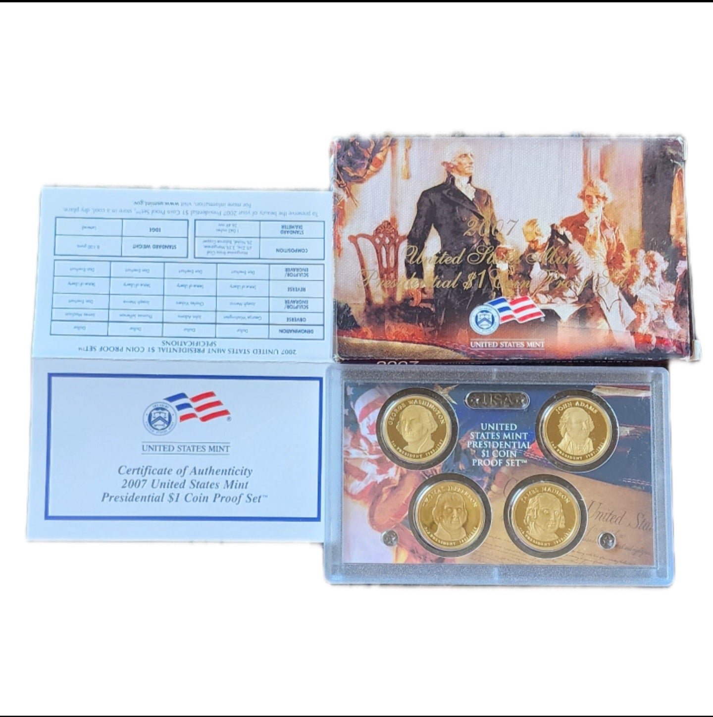 2007-S Presidential Proof Set with COA